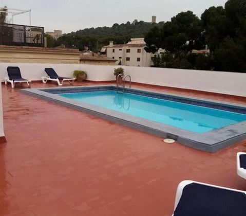 Foto 1 de Pis en venda a Son Armadans de 1 habitació amb terrassa i piscina