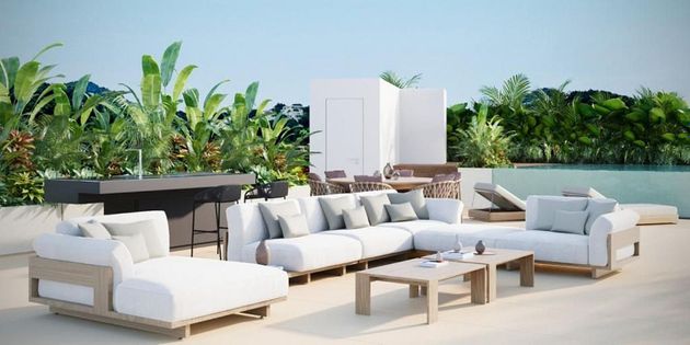 Foto 2 de Chalet en venta en Marina Botafoc - Platja de Talamanca de 4 habitaciones con terraza y piscina