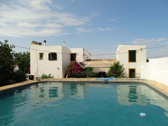 Foto 2 de Casa rural en venda a Cala En Bosch-Serpentona de 6 habitacions amb terrassa i piscina