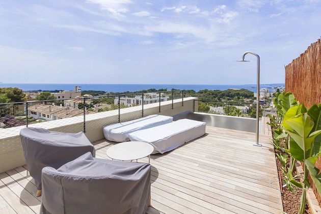 Foto 1 de Àtic en venda a La Bonanova - Portopí de 2 habitacions amb terrassa i piscina
