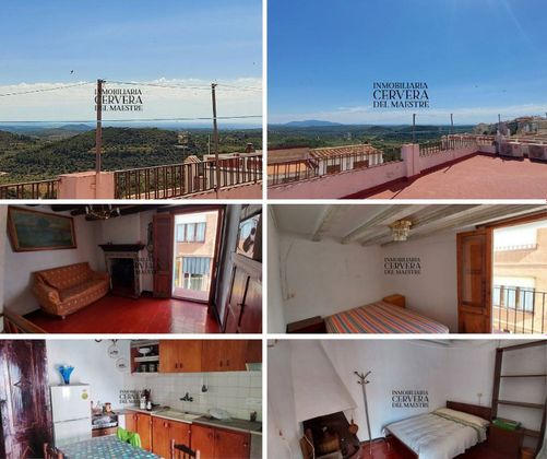Foto 1 de Casa adosada en venta en Cervera del Maestre de 2 habitaciones con terraza y balcón