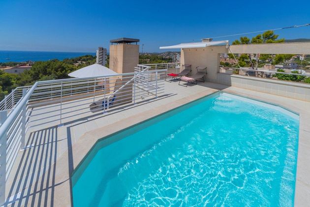 Foto 1 de Àtic en venda a La Bonanova - Portopí de 4 habitacions amb terrassa i piscina