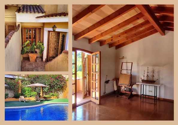 Foto 1 de Casa adossada en venda a calle Del Corb de 4 habitacions amb terrassa i piscina