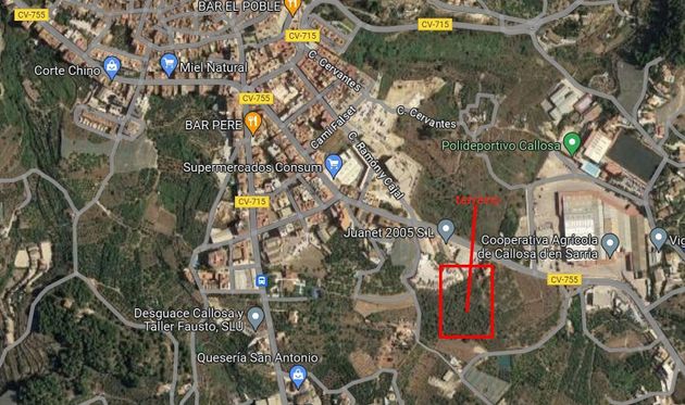 Foto 1 de Venta de terreno en Callosa d´En Sarrià de 10123 m²