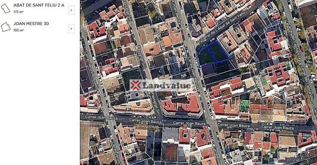 Foto 1 de Venta de terreno en calle De L'abat de Sant Feliu de 365 m²