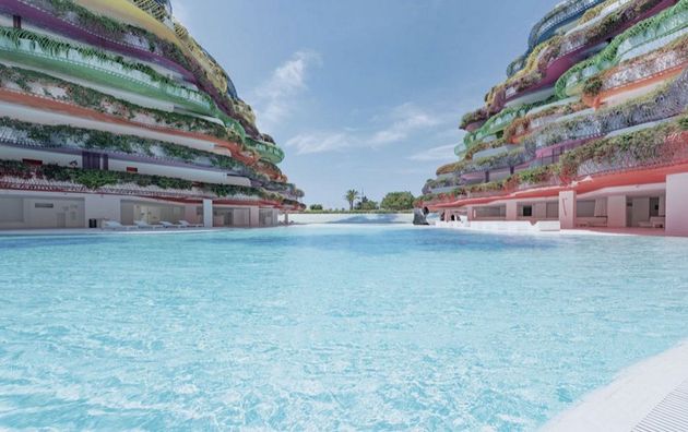 Foto 1 de Pis en venda a Marina Botafoc - Platja de Talamanca de 5 habitacions amb terrassa i piscina