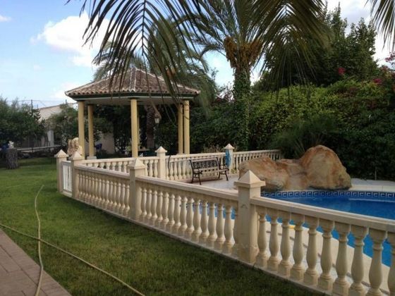 Foto 1 de Venta de chalet en Nou Altabix de 6 habitaciones con terraza y piscina