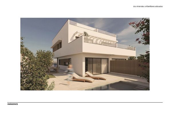 Foto 2 de Casa adosada en venta en Lluminetes de 3 habitaciones con terraza y piscina