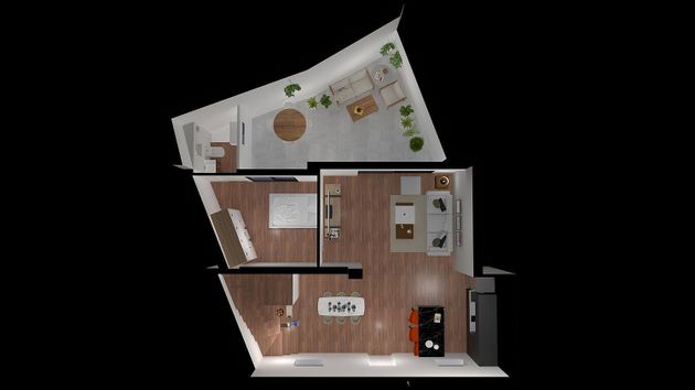 Foto 2 de Venta de casa adosada en calle Periodista Juanito Cortés de 3 habitaciones con terraza y aire acondicionado