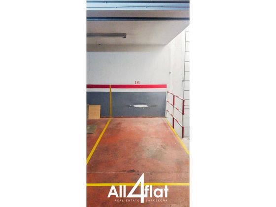 Foto 1 de Garaje en alquiler en El Baix Guinardó de 9 m²