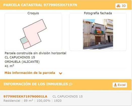 Foto 2 de Pis en venda a Orihuela ciudad de 3 habitacions i 89 m²