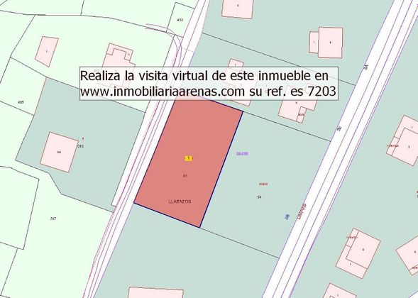 Foto 2 de Venta de terreno en barrio Llatazos de 603 m²