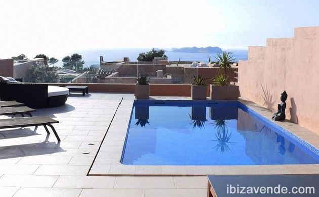 Foto 1 de Casa adossada en lloguer a Cala Vedella - Cala Tarida - Cala Conta de 3 habitacions amb terrassa i piscina