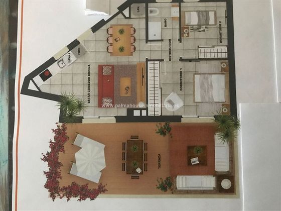 Foto 2 de Ático en venta en Marquès de la Fontsanta - Pere Garau de 2 habitaciones con terraza y garaje