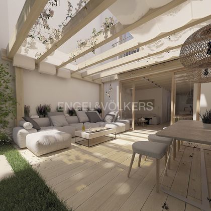 Foto 2 de Pis en venda a Les Corts de 3 habitacions amb terrassa i piscina