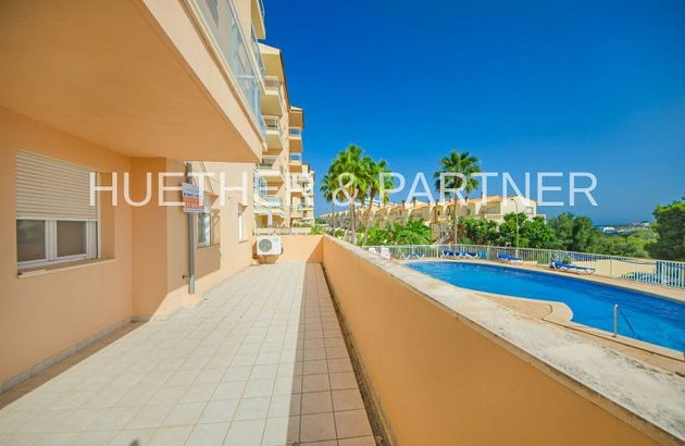Foto 1 de Piso en venta en Cales de Mallorca de 2 habitaciones con terraza y piscina