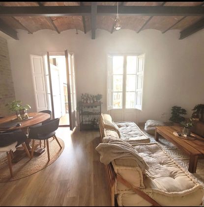 Foto 1 de Alquiler de piso en El Poblenou de 3 habitaciones con terraza y muebles