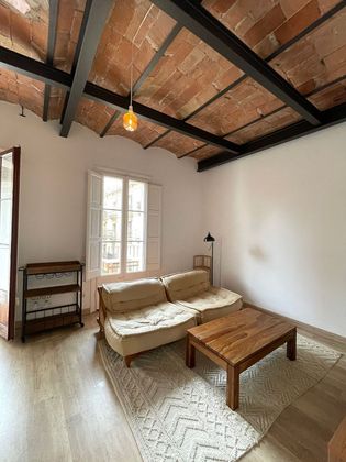 Foto 2 de Pis en lloguer a El Poblenou de 3 habitacions amb terrassa i mobles