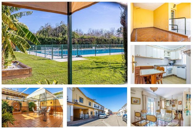 Foto 1 de Casa adosada en venta en Gelves de 4 habitaciones con terraza y piscina