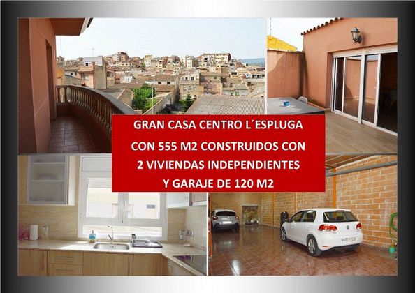 Foto 1 de Xalet en venda a Espluga de Francolí, l´ de 5 habitacions amb terrassa i garatge