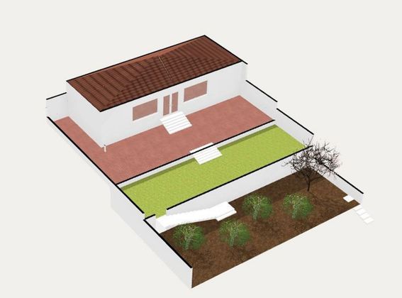 Foto 1 de Casa rural en venta en calle San Fernando de 3 habitaciones con terraza y jardín