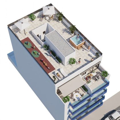 Foto 1 de Venta de ático en Zona Pueblo de 3 habitaciones con terraza y piscina
