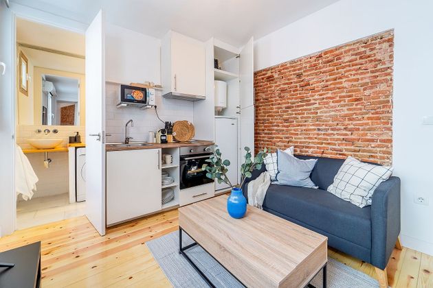 Foto 2 de Piso en alquiler en calle De Peña de Francia de 1 habitación con terraza y muebles