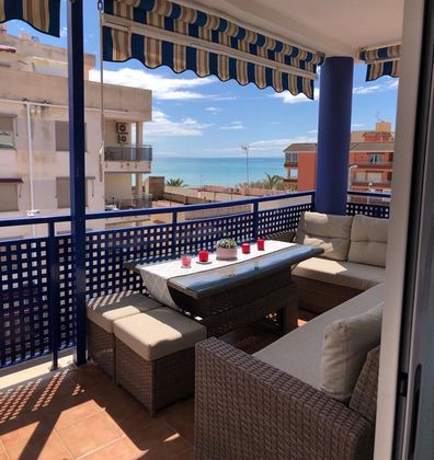 Foto 1 de Pis en lloguer a Moncófar playa de 2 habitacions amb terrassa i mobles