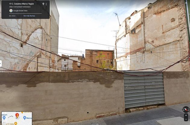 Foto 1 de Venta de terreno en calle Cesáreo Marco Yagüe de 442 m²
