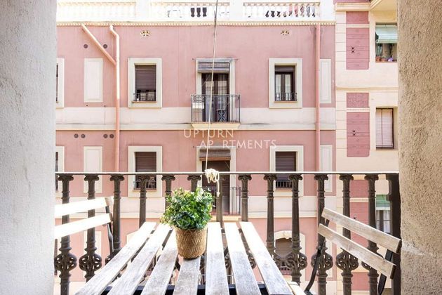 Foto 1 de Pis en lloguer a La Barceloneta de 1 habitació amb terrassa i mobles