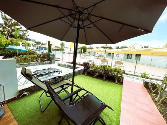 Foto 1 de Alquiler de dúplex en Maspalomas - Las Meloneras de 1 habitación con terraza y piscina