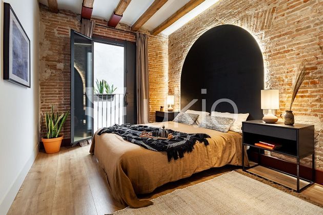 Foto 2 de Pis en lloguer a Sant Pere, Santa Caterina i la Ribera de 2 habitacions amb terrassa i mobles