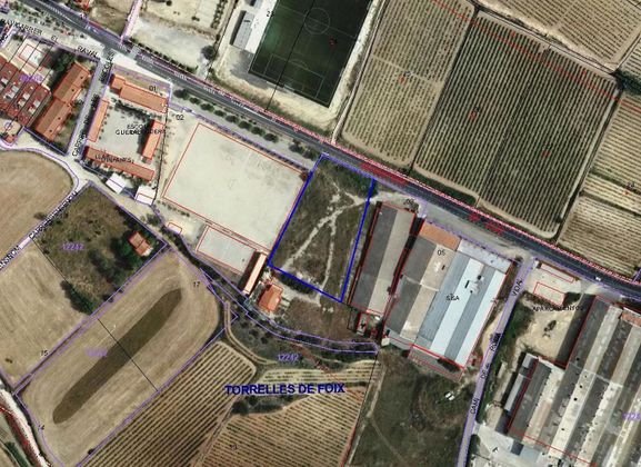 Foto 1 de Venta de terreno en Torrelles de Foix de 2350 m²