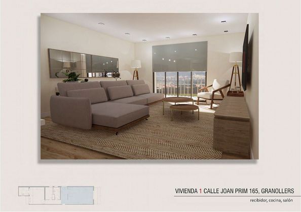 Foto 1 de Piso en venta en Centre - Joan Prim de 2 habitaciones con balcón y aire acondicionado