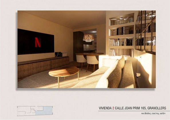 Foto 2 de Piso en venta en Centre - Joan Prim de 2 habitaciones con balcón y aire acondicionado