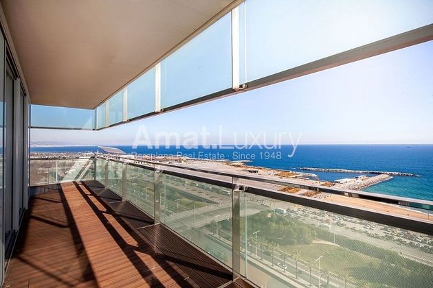 Foto 2 de Pis en venda a Diagonal Mar i el Front Marítim del Poblenou de 3 habitacions amb terrassa i piscina