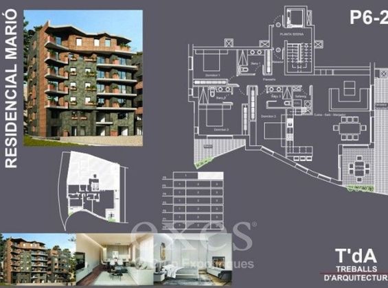 Foto 1 de Pis en venda a Escaldes, les de 3 habitacions amb terrassa i balcó