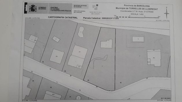 Foto 2 de Venta de terreno en Torrelles de Llobregat de 612 m²