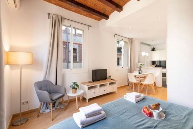 Foto 1 de Estudi en lloguer a La Barceloneta amb mobles i aire acondicionat