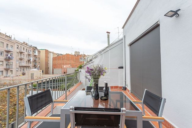 Foto 1 de Alquiler de ático en El Putxet i el Farró de 1 habitación con terraza y muebles
