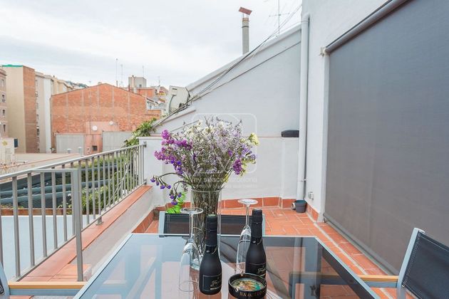 Foto 2 de Alquiler de ático en El Putxet i el Farró de 1 habitación con terraza y muebles