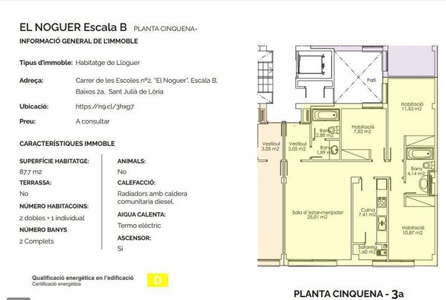 Foto 2 de Pis en venda a Sant Julià de Lòria de 3 habitacions amb ascensor