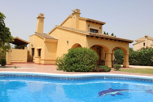 Foto 1 de Xalet en venda a Fuente Alamo de 3 habitacions amb terrassa i piscina