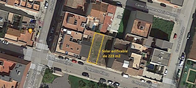 Foto 1 de Venta de terreno en Pobla Llarga (la) de 223 m²