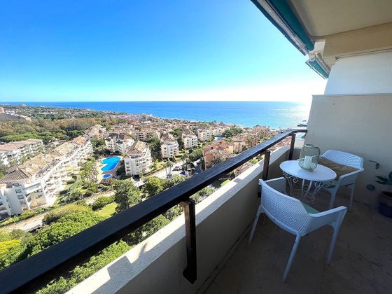 Foto 1 de Estudio en alquiler en edificio Marbella del Este con terraza y piscina