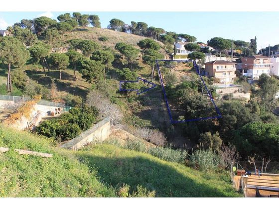 Foto 1 de Venta de terreno en Sant Cebrià de Vallalta de 800 m²