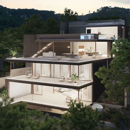 Foto 1 de Casa adossada en venda a Son Vida de 5 habitacions amb terrassa i piscina