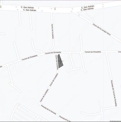 Foto 2 de Venta de terreno en calle De Cordelles de 352 m²