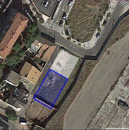 Foto 1 de Venta de terreno en calle León de 283 m²