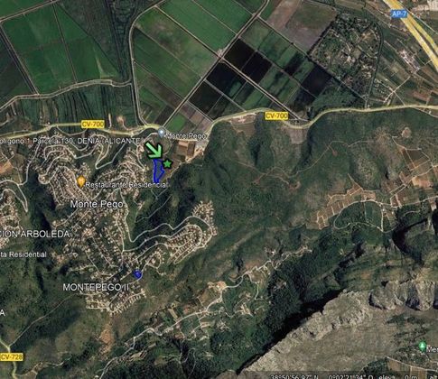 Foto 2 de Venta de terreno en Devesses - Monte Pego de 11813 m²